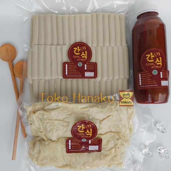 

PAKET KELUARGA TIGA TOPOKI ODENG SAOS TOPOKKI GOCHUJANG CEMIL KOREA KM