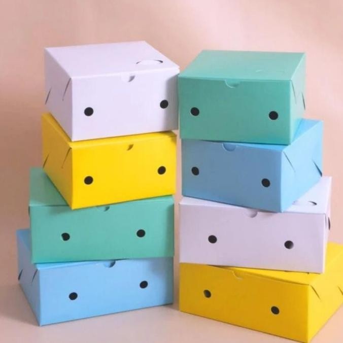 

Dus Sna Kotak Kue Celan Makanan Kecil 14X12X7 100 Pcs Cm 250Gsm
