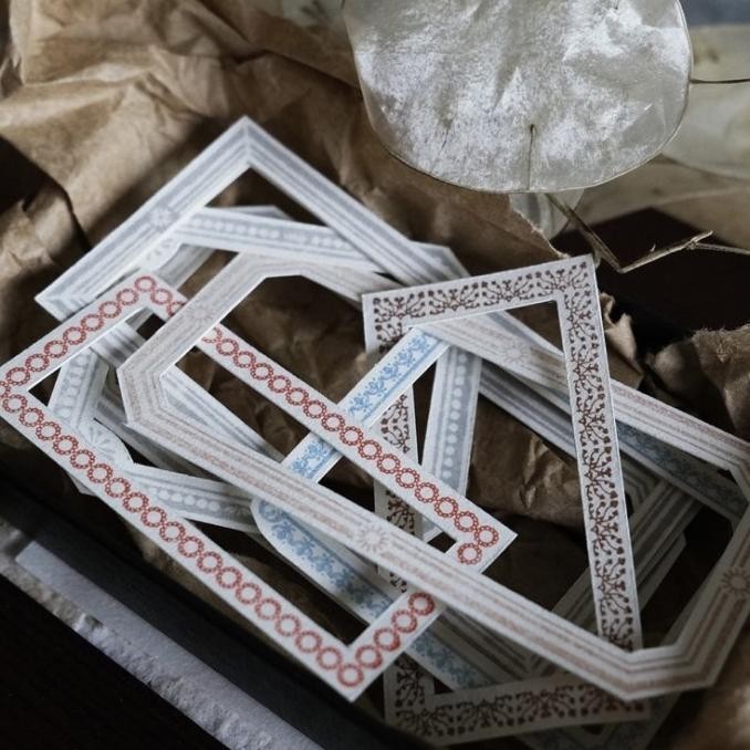 

Ready (Siap Kirim) Kurukynki Classic Frame Rubber Stamps
