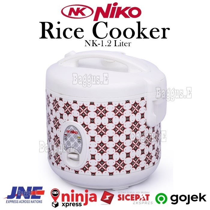 Rice Cooker Mini 1,2 Liter Niko Nk 12 / Magic Com Kecil Niko Nk 12