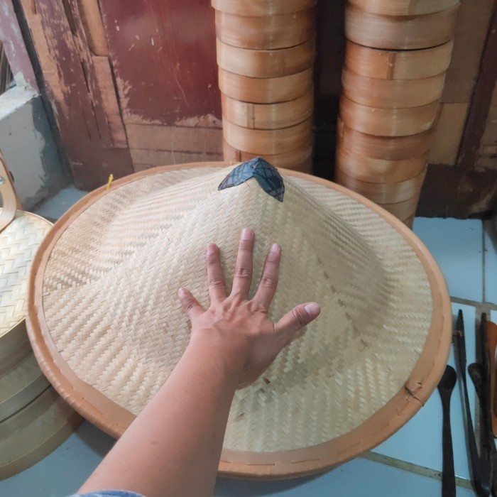 caping lebar topi pak tani