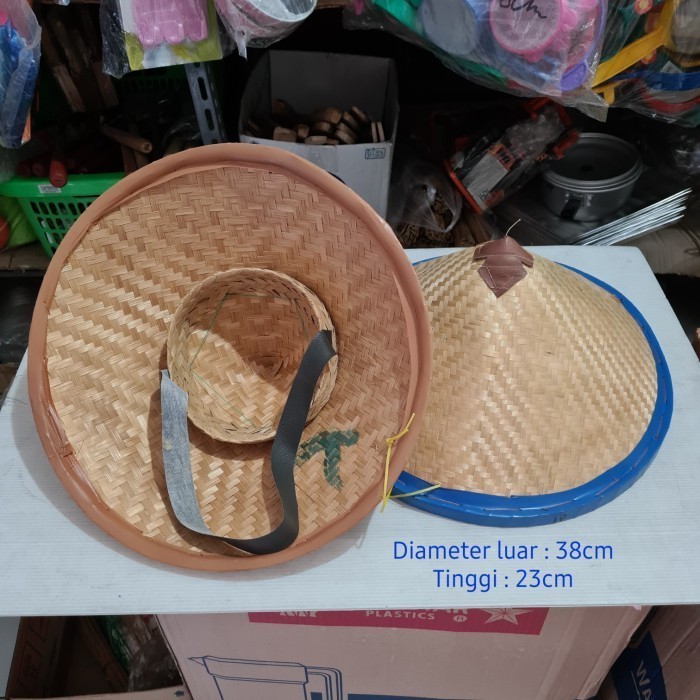 Topi Petani Caping Bambu Terbaru Terlaris