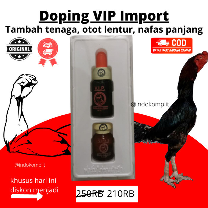 Doping Ayam Vip Aduan Bangkok Import Original