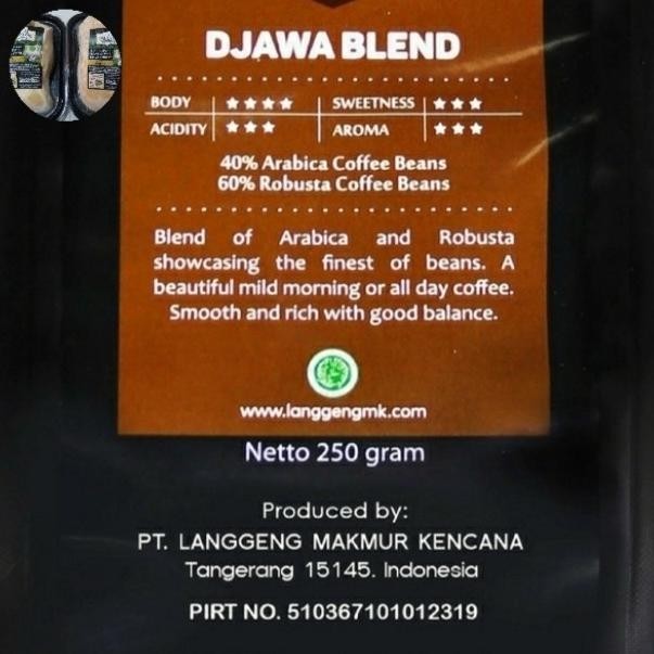

Kopi Bubuk - Biji Djawa Blend Kenal Kopi 250 Gr