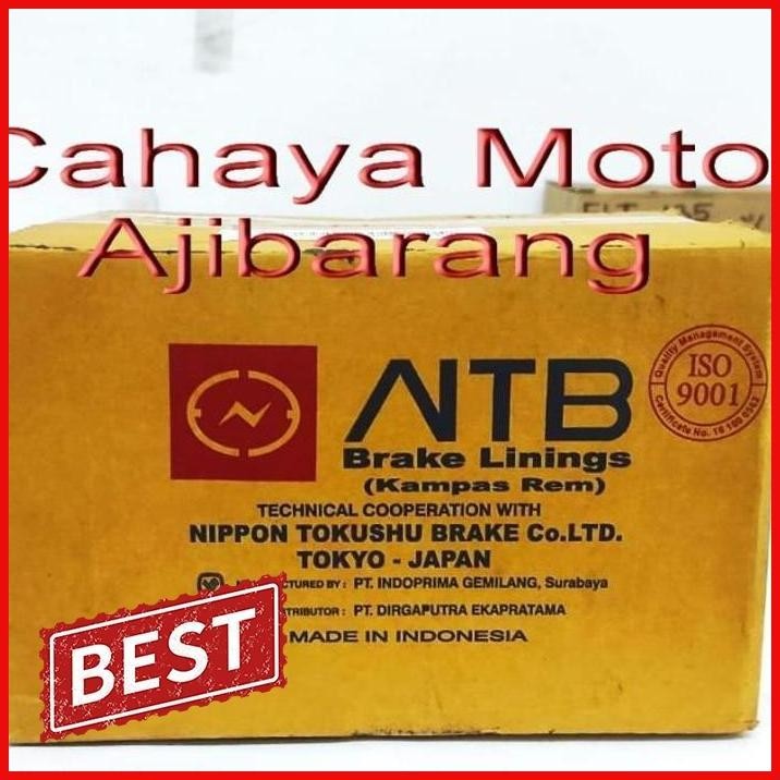 [CMJ] KAMPAS REM DEPAN BRAKE LINING DEPAN FUSO FIGHTER NTB - 2247