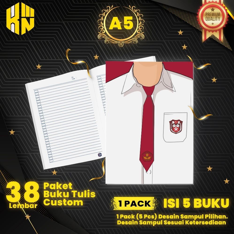 

Buku Tulis Custom Seragam Sekolah Sd,Mi,Smp,Mts,Sma 38 Lembar / Buku Tulis Sekolah (Murmer)