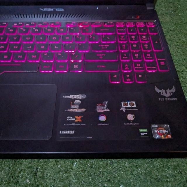 Laptop Gaming Asus Tuf Fx505Dt Amd Ryzen 5 3550H Gtx 1650 Ssd 256Gb Layar 120Hz Rgb Termurah