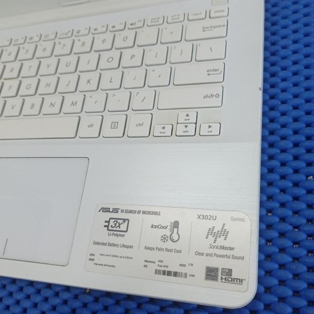 Laptop Asus X302Uj Intel Core I5 Gen 6 Nvidia 920M Ram 4 Hdd 1 Tb