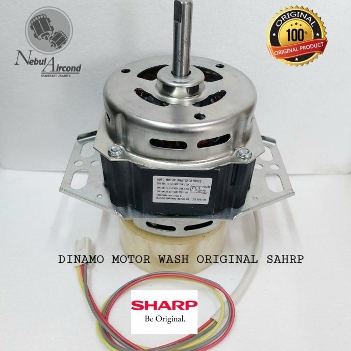 dinamo mesin cuci top loading motor sharp original