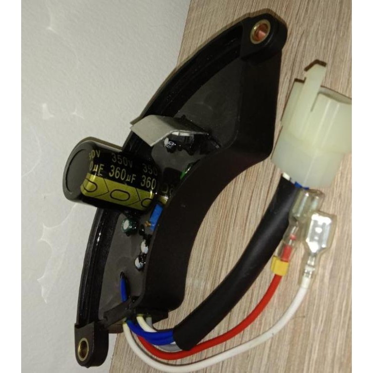 Avr Bulan Sabit 350 V 360 Uf 6 Kabel Untuk Genset 1 Phase 5000 Watt