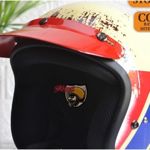 Helm Bogo Retro Sada Tayeng Quality ( Mr Helm )