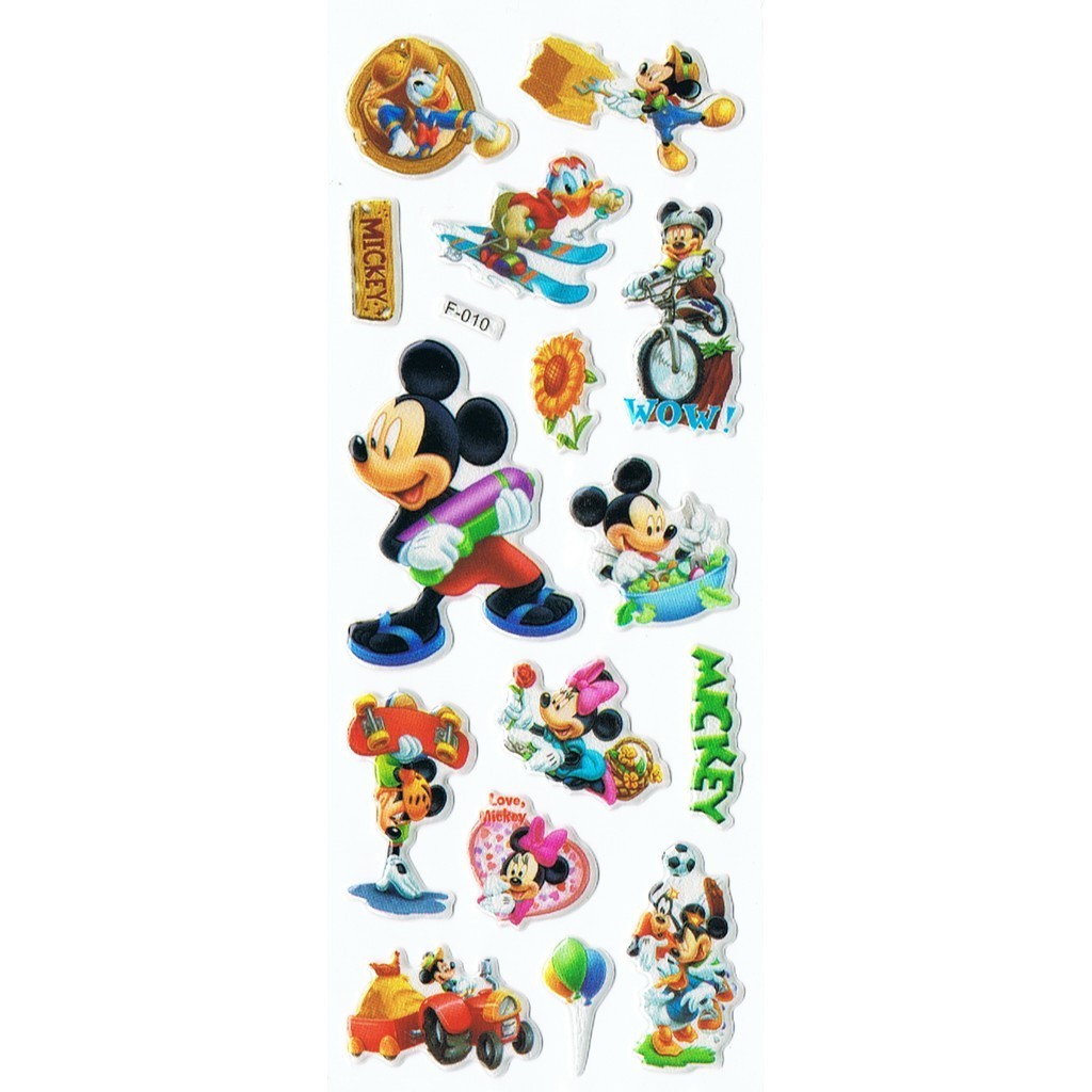 

SK006 - Sticker Tempel Tempelan Hiasan Hias Reward Anak Embos Mickey