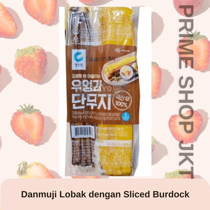 

Chung Jung One Daesang Danmuji Acar Lobak Burdock Gobo Korea 250gr Kualitas Terbaik
