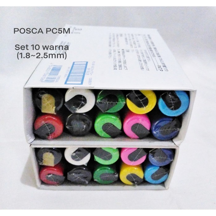 

Sarila Uni Posca Spidol Posca Pc5M Set 10 Warna