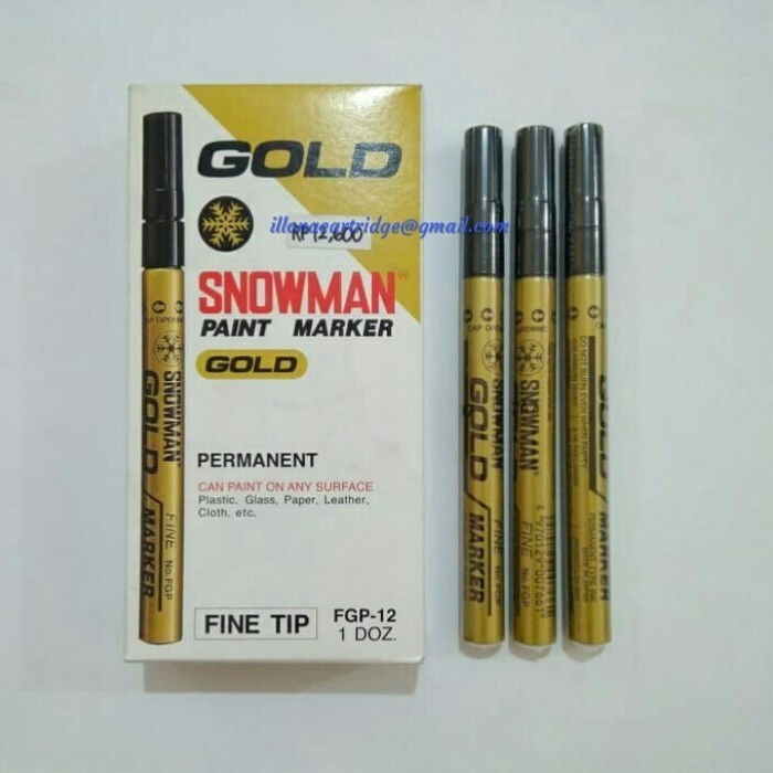 

Sarila Spidol Snowman Paint Marker Gold (1Losin)