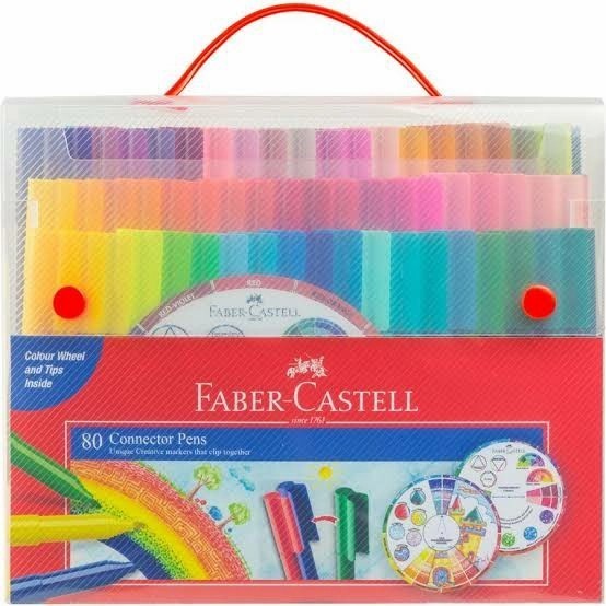 

Sarila Faber Castell Connector Pen Set 80 Spidol Warna