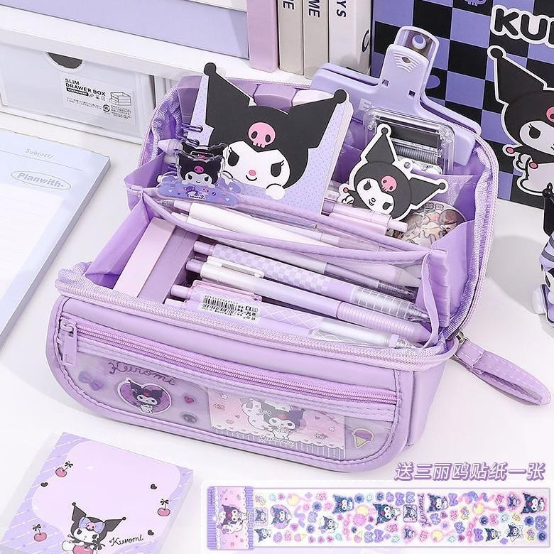 

Spesial Sanrio Tempat Pensil Cinnamoroll Baru Anime My Melody Kuromi Penyimpanan Alat Tulis Siswa Perlengkapan Sekolah Ins Kawaii Hadiah Lucu Murah