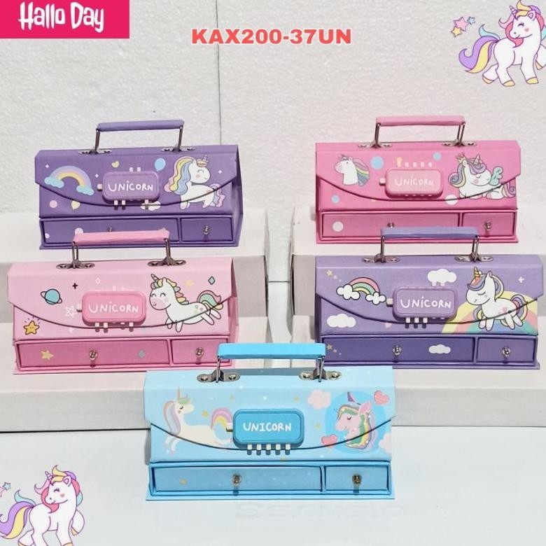 

Big Sale Hd Kotak Pensil Karton+Kode Kunci/Tempat Pensil/ Pensil Case Code/ Pin Garansi