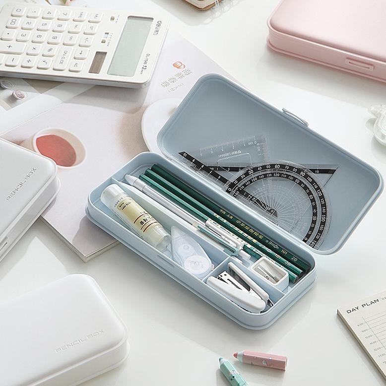 

Flash Sale Kotak Pensil Estetik / Aesthetic Pencil Case Tempat Bolpen Plastik Pp Garansi