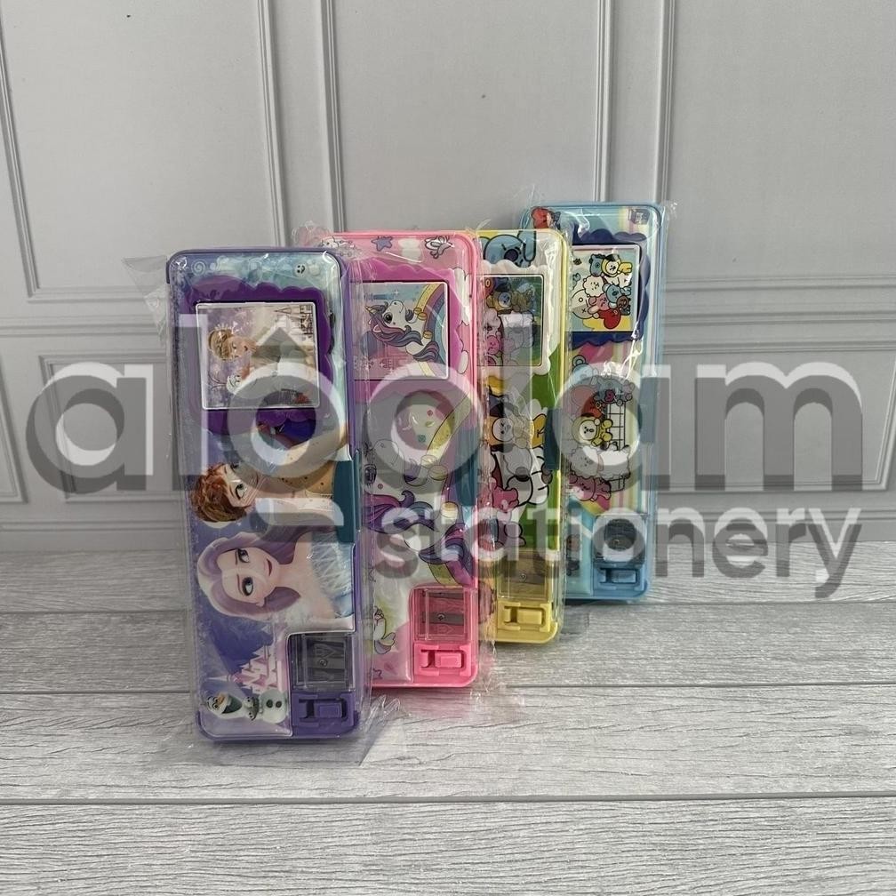 

Hot Kotak Pensil Tempat Pensil Magnet Kalkulator Anak Karakter Animasi Lucu 8.8