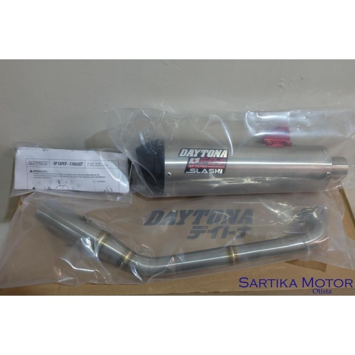 Ready Original Exhaust Daytona GP Taper Slash Yamaha Nmax