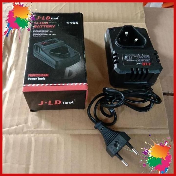 (EPJ) JLD ADAPTOR CHARGER BOR  BATERAI 12V CORDLESS   CASAN BOR CORDLESS