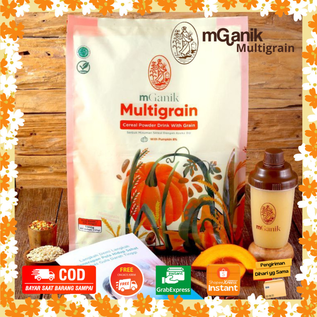 

Original Mganik Multigrain Superfood Diabetes Utk 1 Bulan - Isi 60 Sachet