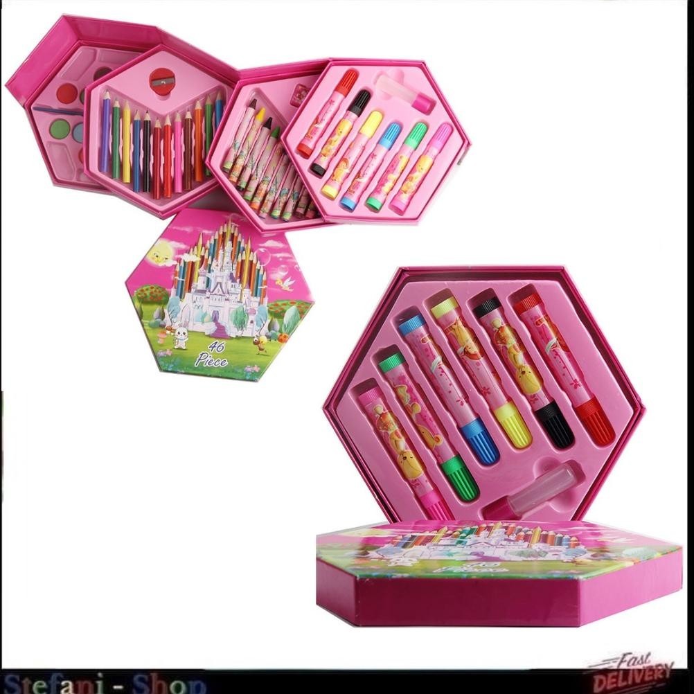 

Ii-99 Crayon Set Susun 4 Pensil Warna Isi 46 Pcs Promo