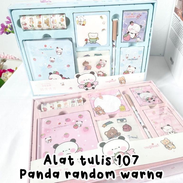 

Gd-90 Paket Jurnal 7 In 1 Panda Kelinci Stationery Lucu Unik Kado Viral Termurah BisaCod