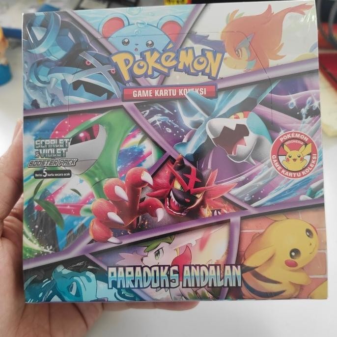 TCG POKEMON INDONESIA PARADOKS ANDALAN BOX SEALED MURAH