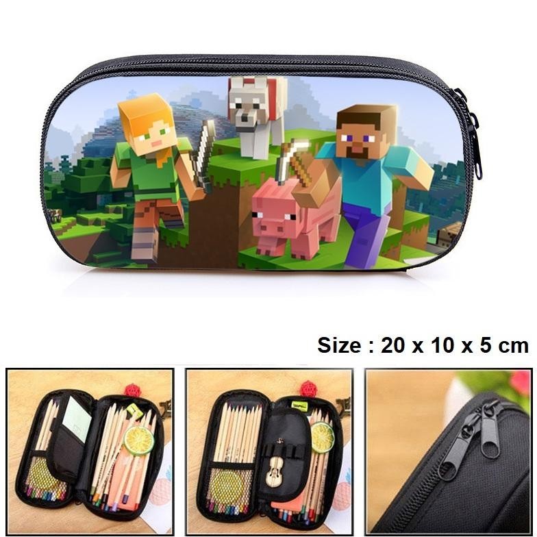 

gr-8 Kotak Tempat Pensil Pulpen Minecraft Termurah