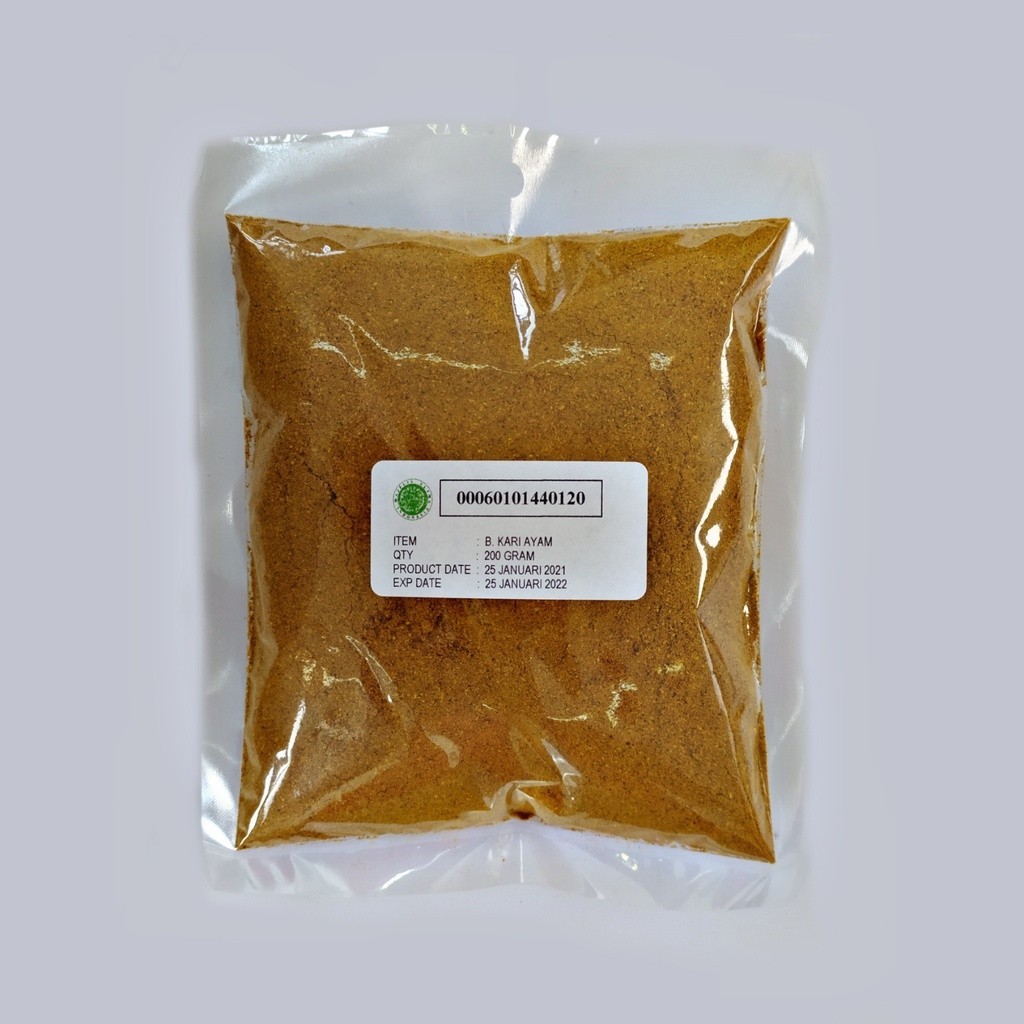 

BUMBU KARI AYAM 200GR 100% ASLI & FRESH