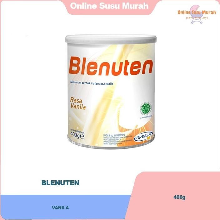 

BLENUTEN VANILA 400GR SUSU TINGGI KALORI PENAMBAH BERAT BADAN ANAK 400 GR