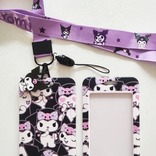 

Id Card Holder Name Tag Lanyard / Kalung Kartu Cute Kuro Sanrio 2
