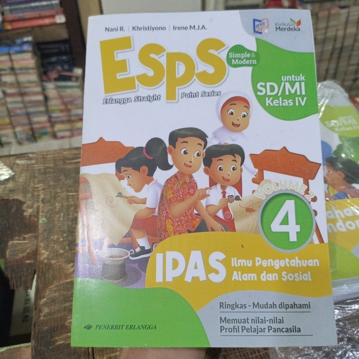 

ESPS IPAS VOLUME 2 UNTUK SD / MI KELAS 4 IV KURIKULUM ERLANGGA