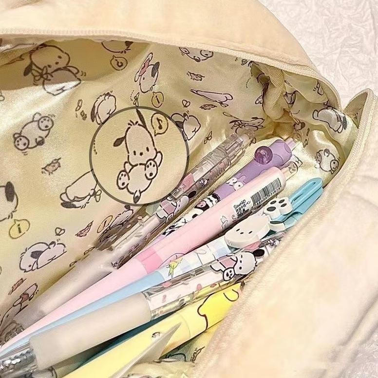 

Tempat Pensil Bulu Sanrio Cute / Pouch Kosmetik Make Up / Pouch Serbaguna (91151/91152)