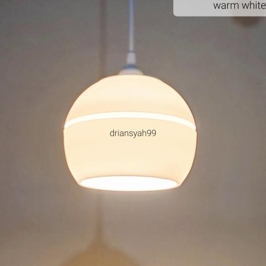 Lampu Gantung Bulat Kap Lampu Hias Fullset