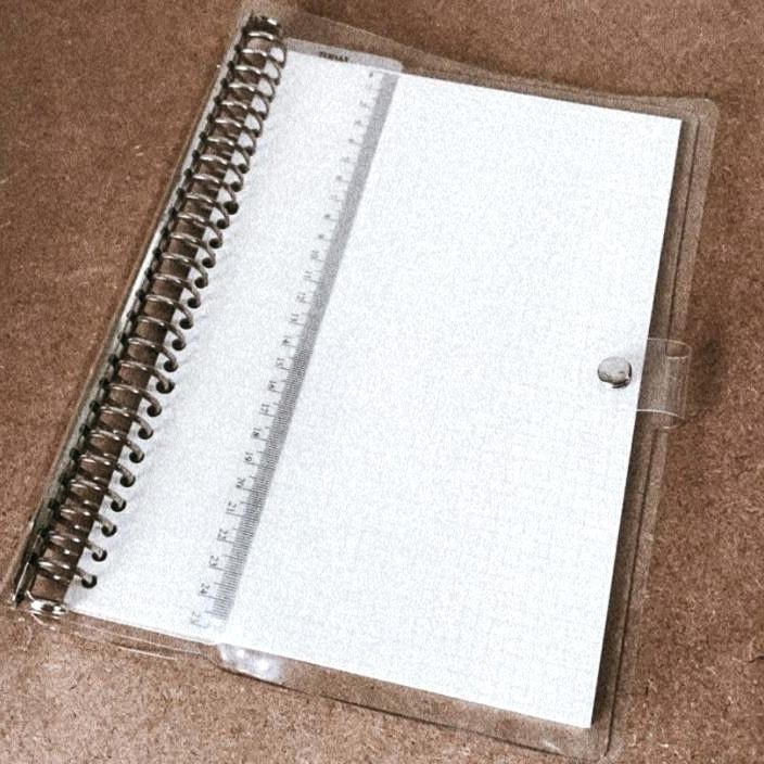 

[MILOLI] Binder B5 Transparan Aesthetic Binder 26 ring - E0013