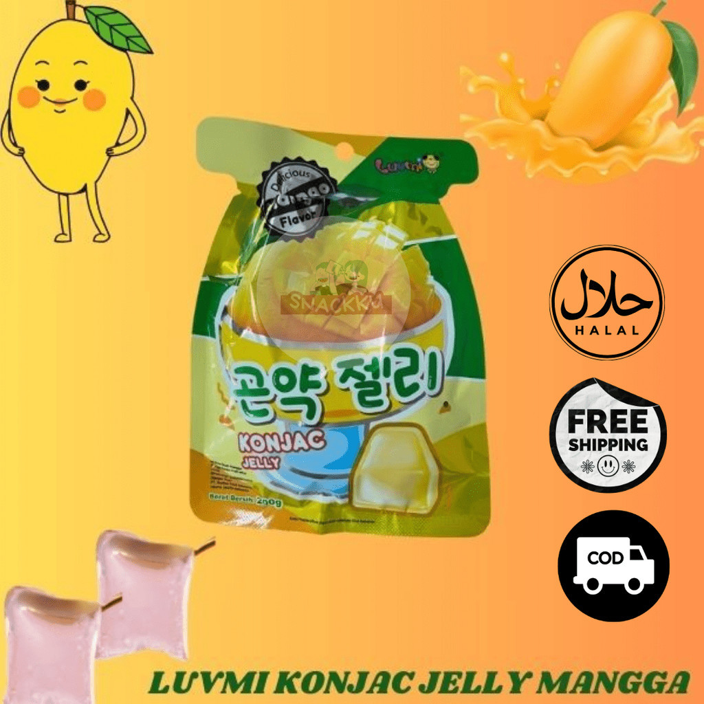 

Jelly Buah Luvmi Konjac Jely 200g Rasa Buah mangga Jeli buah Jelly Aneka Rasa buah manis cemilan agar agar snack yummy viral