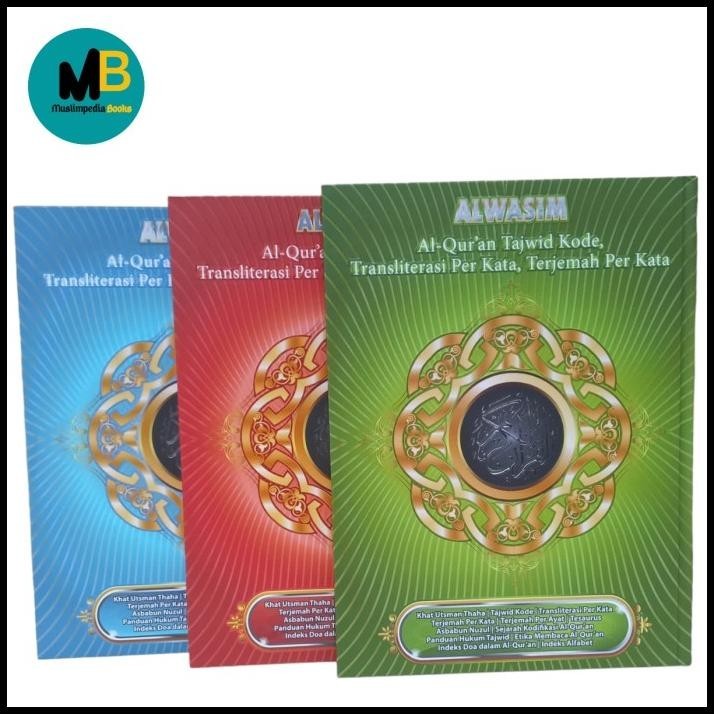 

Alquran Alwasim Uk A5, Alquran Al-Wasim Terjemah Tajwid Kode Perk Kata