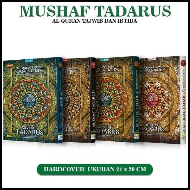 

Alquran Tajwid Warna Waqaf Ibtida Ukuran Besar A4 - Al Quran Tadarus