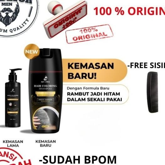 My Iwe Shampoo Ghitam Rambut My Iwe Shampoo Ghilang Uban