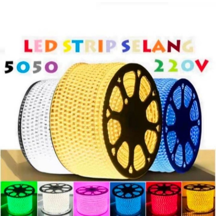 Lampu Led Selang 5050 Lampu Selang Led 5050 1 Roll 100 Meter Lampu