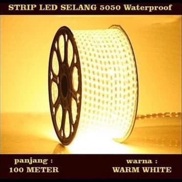 Led Strip Selang 5050 100 Meter Waterproof Lampu