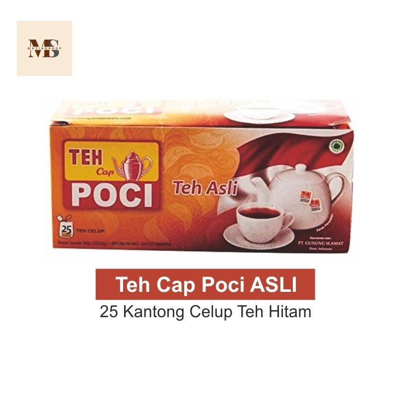 

Teh Cap Poci Teh Hitam Asli 25 Kantong Celup