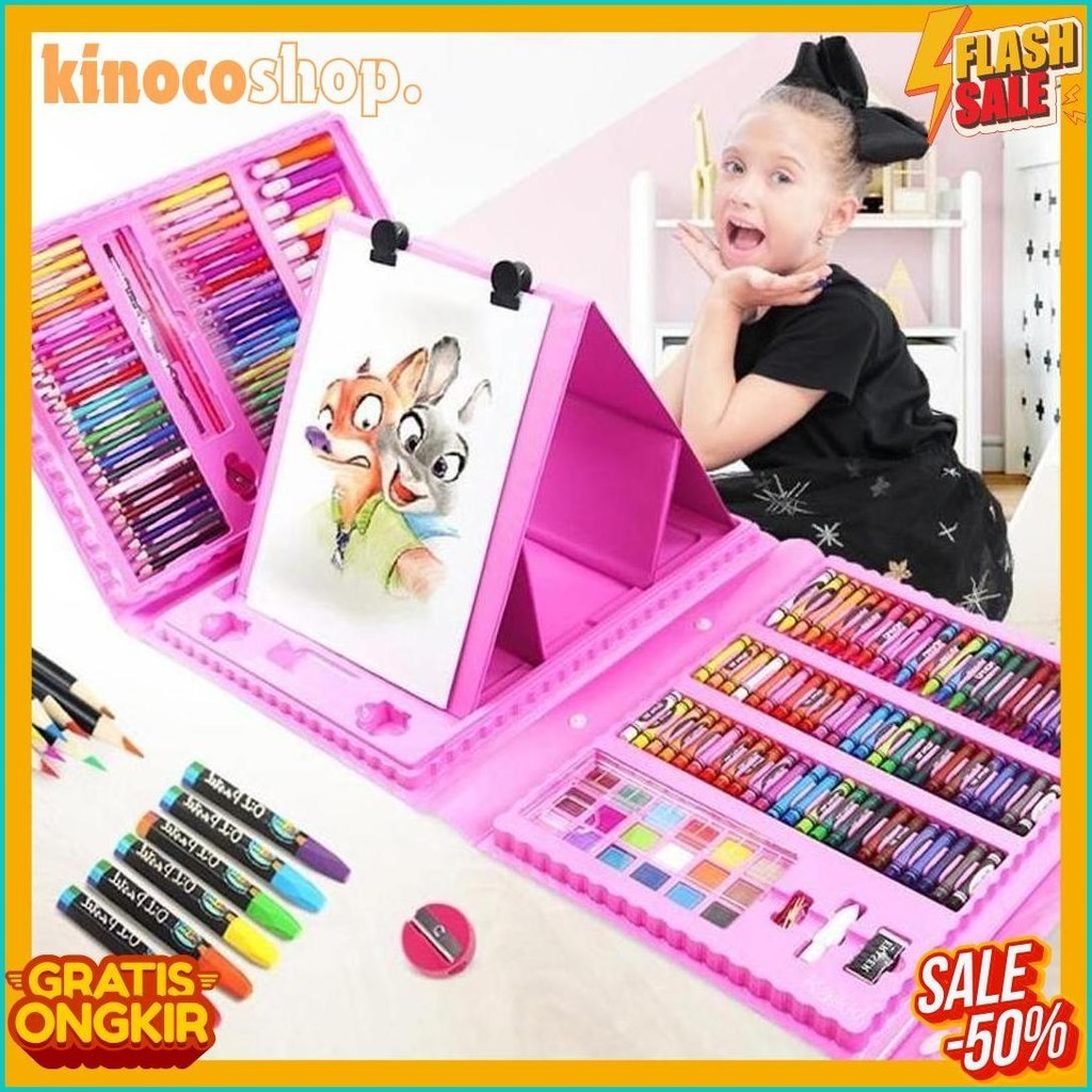 

Crayon Mewarnai 208Pcs / Crayon Set 208Pcs /Pensil Krayon Warna Alat Menggambar Atau Mewarnai (6.6)