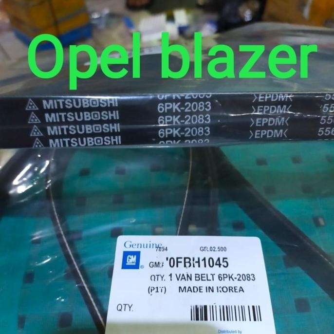 Fan Van V Belt Tali Kipas 6Pk2083 Chevrolet Opel Blazer 6Pk-2083 Baru