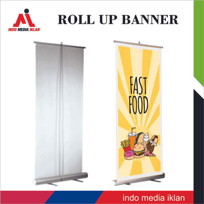 roll up banner 60x160 , cetak albatros