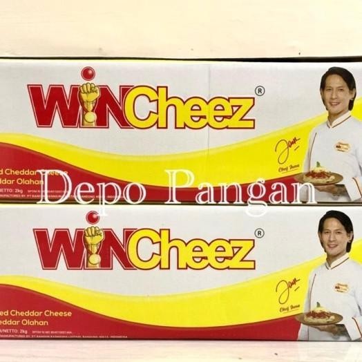 

Keju Wincheez 2Kg Cheddar Cheese Blo | Keju Ncheez Cheddar Olahan