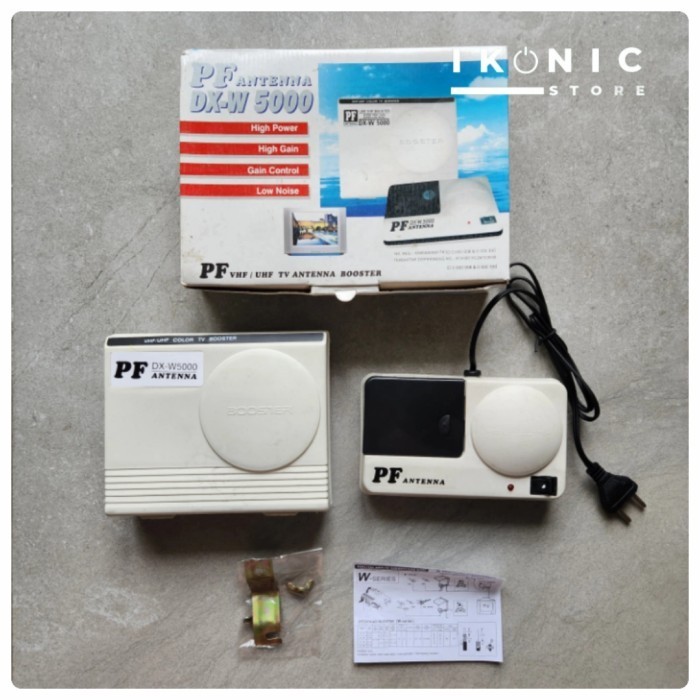 BOSTER TV ANTENA DX PF W 5000 UHF TV PENGUAT SINYAL BOOSTER DIGITAL